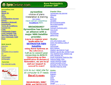 Tablet Screenshot of eyreonline.com